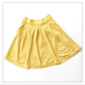 Anthropologie Maeve Buttered Tweed Skirt